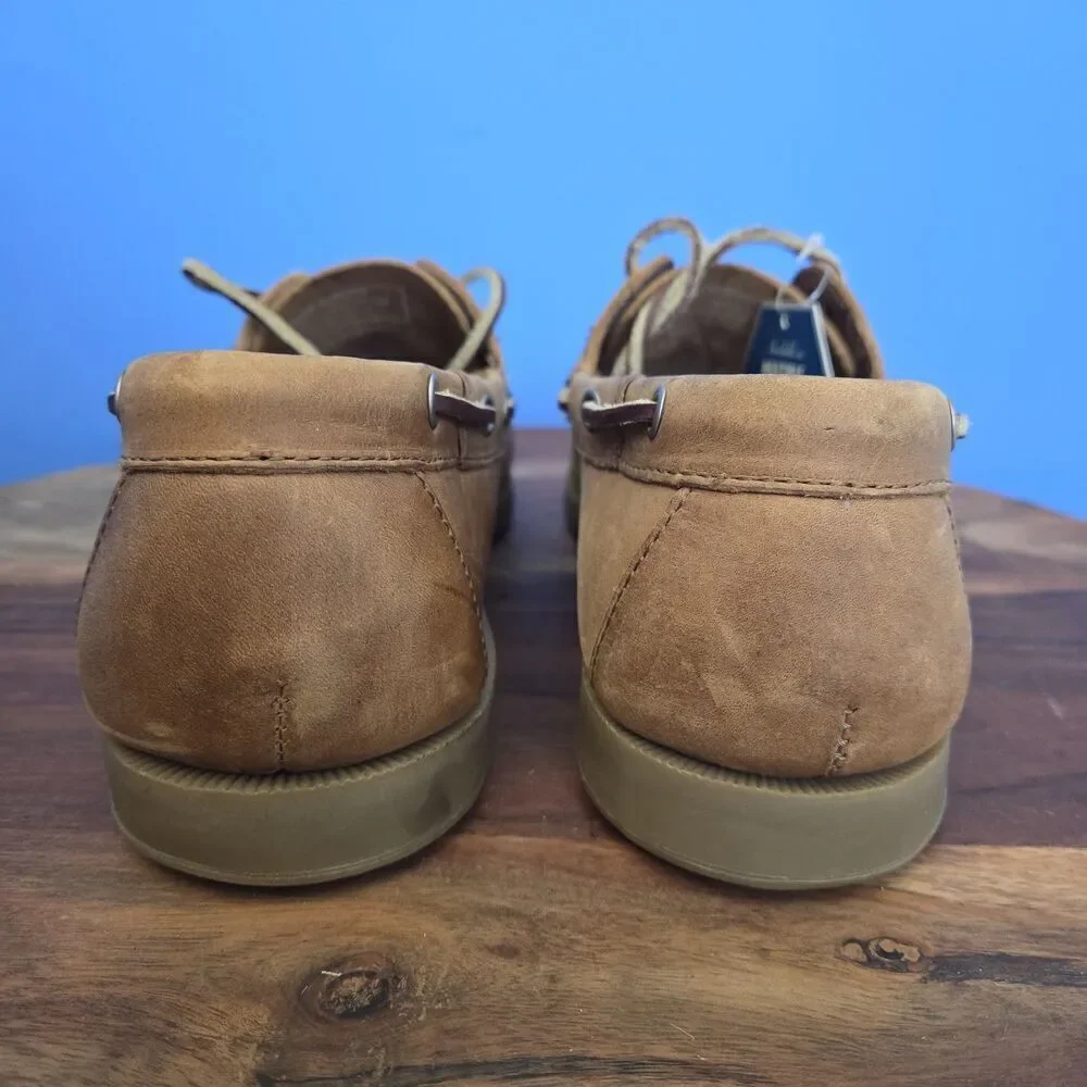 G.H. Bass & Co Seafarer Classic Boat Shoe Docksider Tan Nubuck Men's 11M